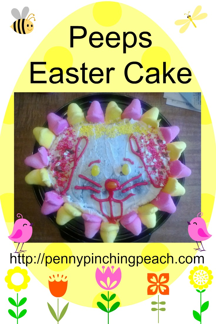 Peeps Easter Cake Pin