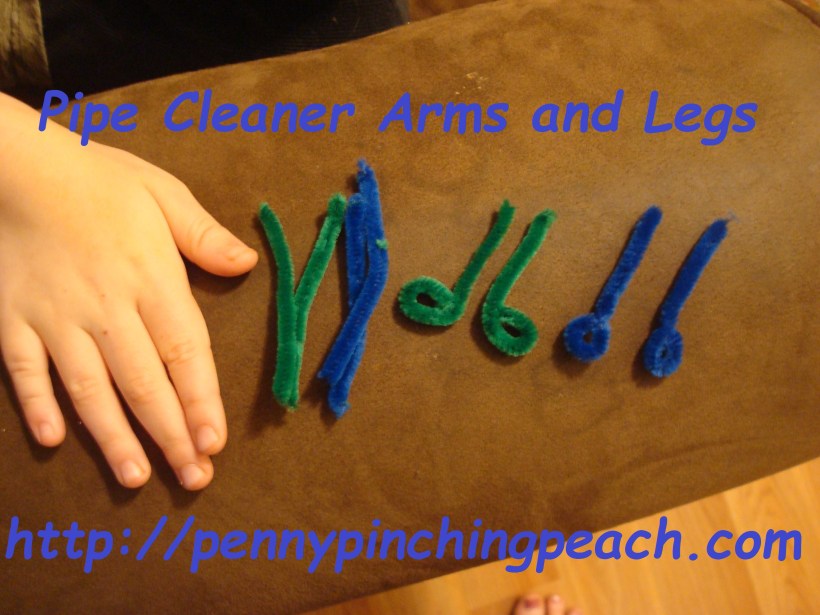 Pipe cleaner arms and legs