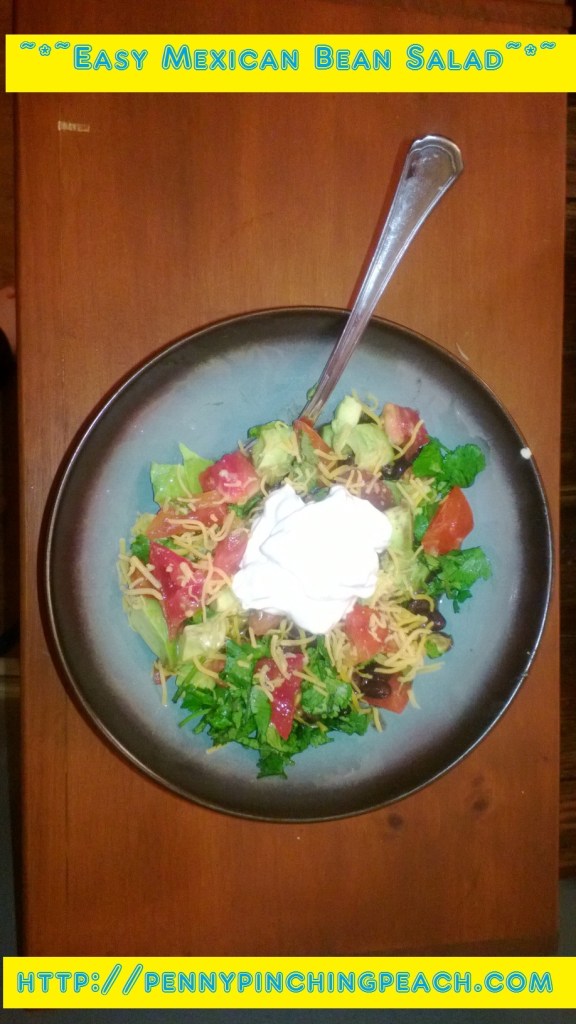 Easy Mexican Bean Salad