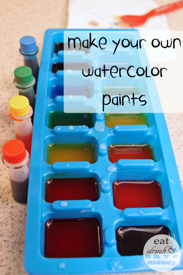 Quick and Easy DIY Watercolor Paint Recipe For Toddlers